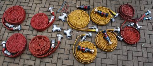 A collection of hoses
