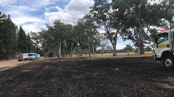 Grass fire, Nangwarry - February 2022