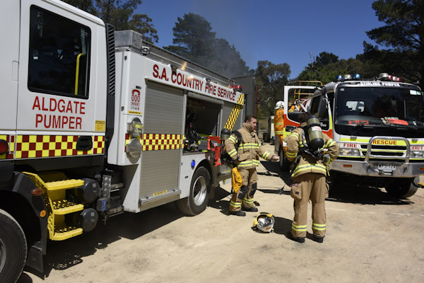 Shed fire, Heathfield - October 2018