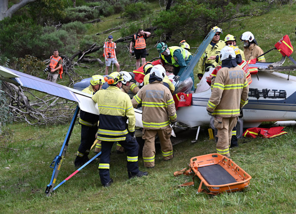 Aircraft crash exercise, Black Hill