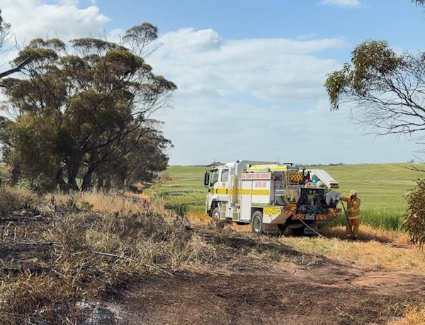 Grass fire, Bute