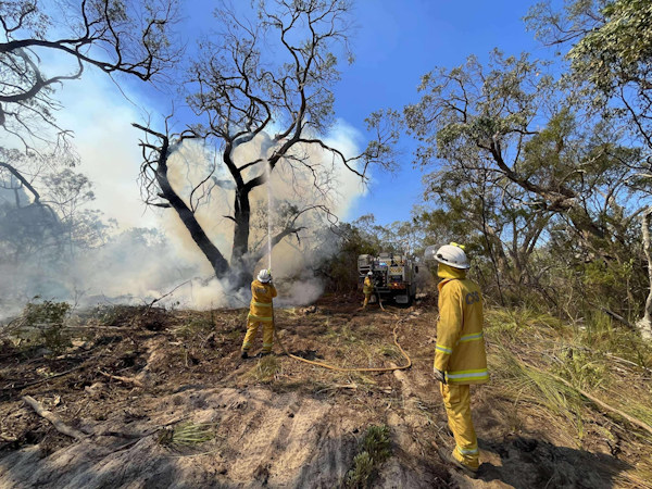 Scrub fire, Reedy Creek