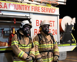 Breathing apparatus training, Basket Range from Pip McGowan, CFS Promotions Unit