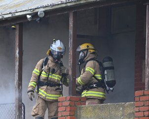 Structure fire exercise, Horsnell Gully from Pip McGowan, CFS Promotions Unit
