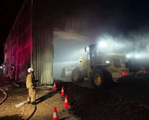 Shed fire, Langhorne Creek from Strathalbyn CFS