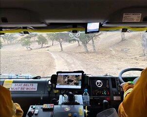 Grass fire, Paris Creek from Aldinga Beach CFS