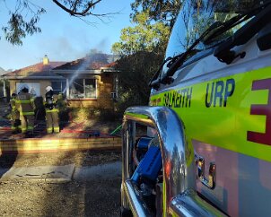 House fire, Gawler South from Dalkeith CFS