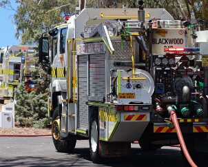 Grass fire, Panorama from Adelaide Emergency Media