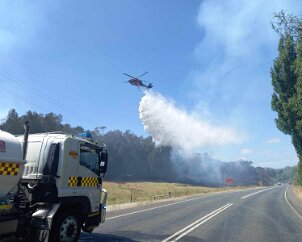 Grass fire, Nangkita from Mel Harris