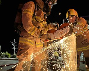 Structure fire exercise, Angaston from Angaston CFS