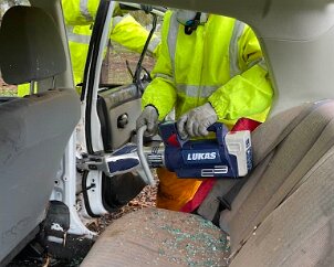 Road Crash Rescue Training, Jamestown from Phil Tapscott