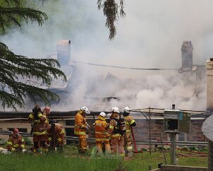 House fire, Clarendon from Adelaide Emergency Media