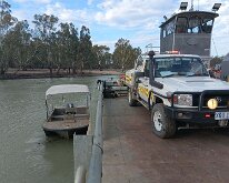 Scrub fire, Katarapko from Barmera CFS