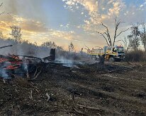 Scrub fire, Katarapko from Barmera CFS