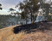 Scrub fire, Clare from Clare CFS