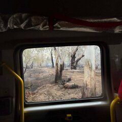 Scrub fire, Katarapko from Barmera CFS