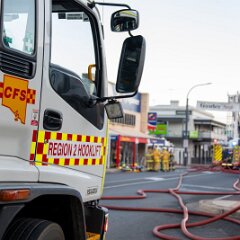 Structure fire, Gawler from Braeden Gatt
