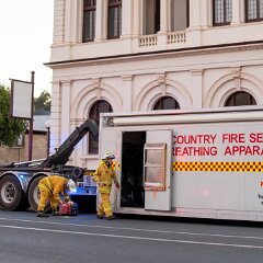 Structure fire, Gawler from Braeden Gatt