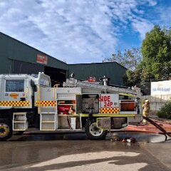 Rubbish fire, Woodside from Lenswood CFS