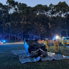 Joint brigade training, Montacute from Montacute CFS