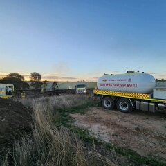 Grass fire, Kapunda from Nuriootpa CFS