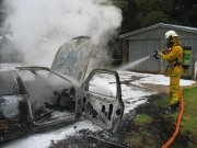 Car fire, Hawthorndene