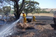 Grass fire, Greenock