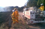 Grass fire, Willunga