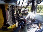 Scrub fire, Hindmarsh Valley