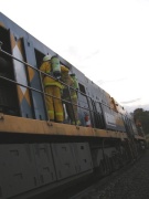 Locomotive fire, Nairne