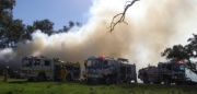 Shed fire, Wistow