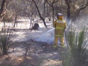 Scrub fire, Kangaroo Island