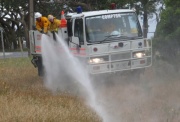 Grass fire training, Compton