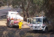 Grass fire, Callington