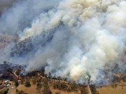 Grass / Scrub fire, One Tree Hill