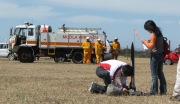 Fire cover for Rocket launch, Roseworthy