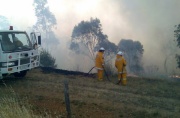 Grass / scrub fire, Onkaparinga Gorge