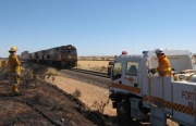 Grass fire,  Nantawarra