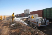 Grass fire,  Nantawarra