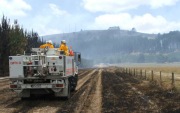 Forest fire, The Bluff