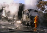 Truck fire, Coonalpyn