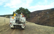 Grass fire, Willunga