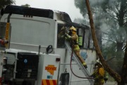 Bus fire, Stirling