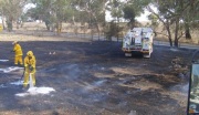 Grass fire, Harrogate