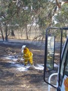 Grass fire, Harrogate