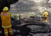 Grass fire, Stockwell