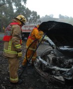 Car fire, Basket Range