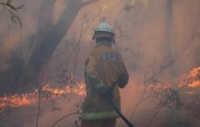 Scrub fire, Bridgewater