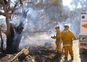 Scrub / grass fire, Rockleigh