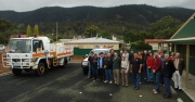 Official opening of new station, Melrose